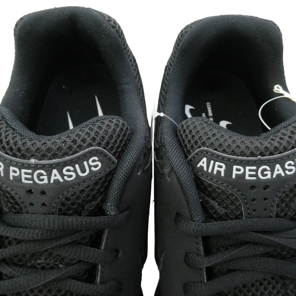 COMME des GARCONS HOMME PLUS コムデギャルソンオムプリュス NIKE ナイキ FJ4692-001 × Nike Air Pegasus 2005 Black エアペガサス スニーカー ブラック系 28cm【中古】
