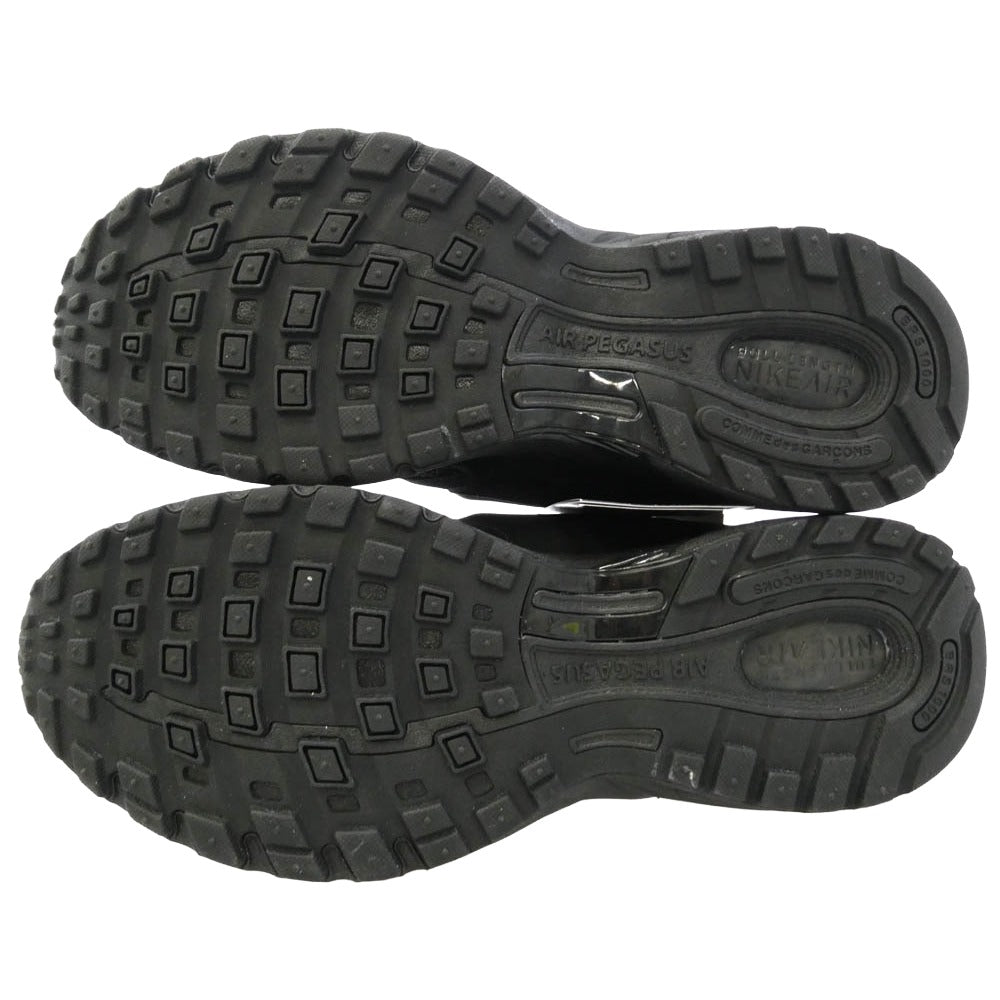 COMME des GARCONS HOMME PLUS コムデギャルソンオムプリュス NIKE ナイキ FJ4692-001 × Nike Air Pegasus 2005 Black エアペガサス スニーカー ブラック系 28cm【中古】