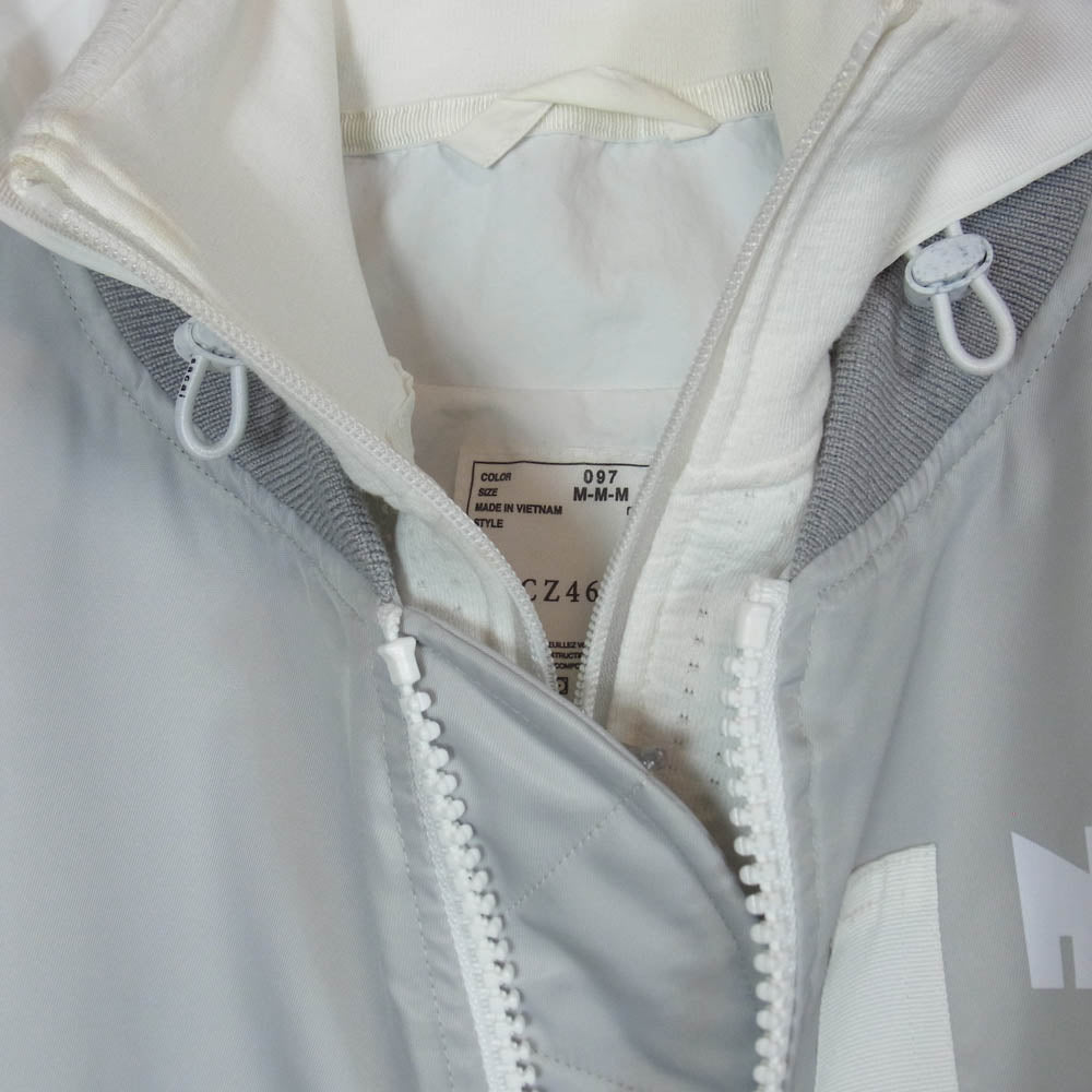 Sacai サカイ NIKE ナイキ CZ4678-097 × NIKE AS Womens NRG LAYERED JKT レイヤード ドッキング ブルゾン ジャケット グレー系 M【中古】
