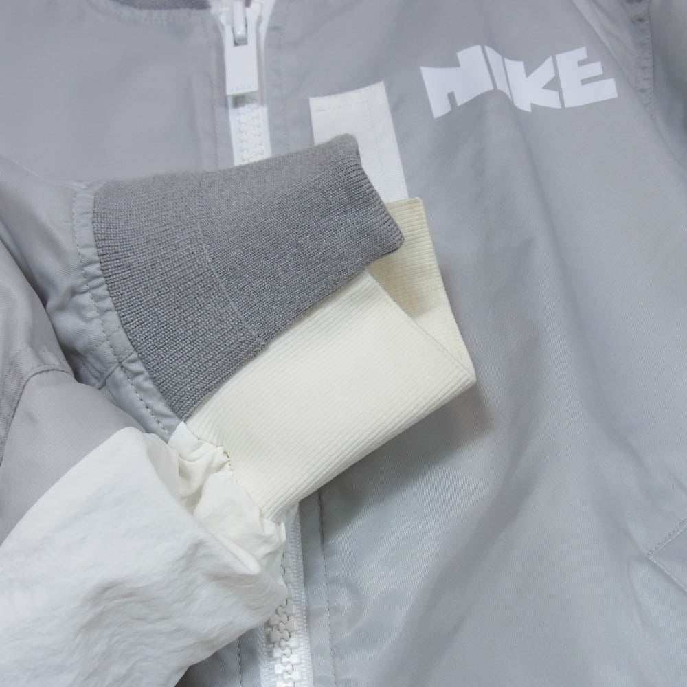 Sacai サカイ NIKE ナイキ CZ4678-097 × NIKE AS Womens NRG LAYERED JKT レイヤード ドッキング ブルゾン ジャケット グレー系 M【中古】