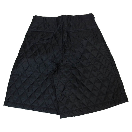 COMME des GARCONS HOMME PLUS コムデギャルソンオムプリュス PB-P059 AD2017 キルティング 中綿 ショーツ ショート ハーフ パンツ ブラック系 S【中古】