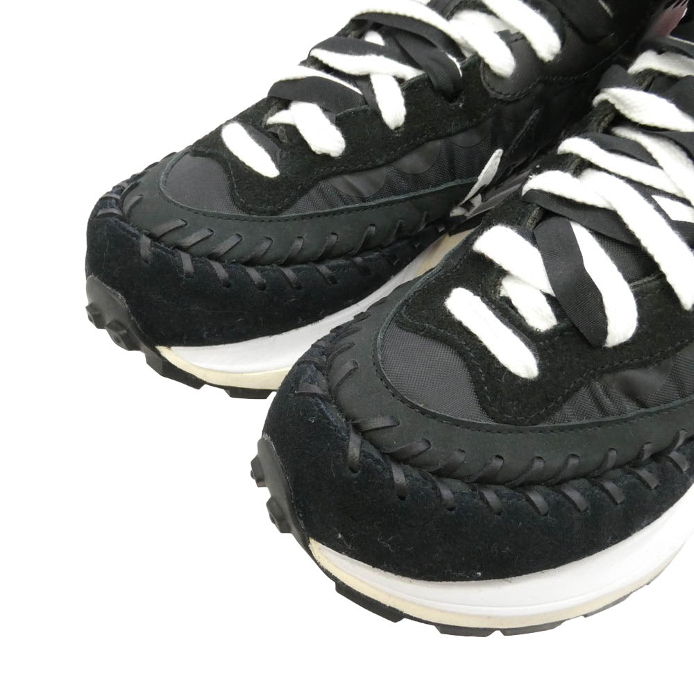 NIKE ナイキ Sacai サカイ JEAN-PAUL GAULTIER ジャンポールゴルチエ DH9186-001 × Sacai × Jean-Paul Gaultier Vapor Waffle ヴェイパーワッフル スニーカー ブラック系 27cm【中古】