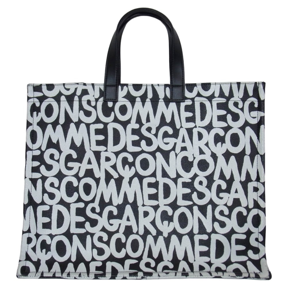 COMME des GARCONS コムデギャルソン GC-K201 Artwork by baanai アートワーク トート バッグ ブラック系【中古】