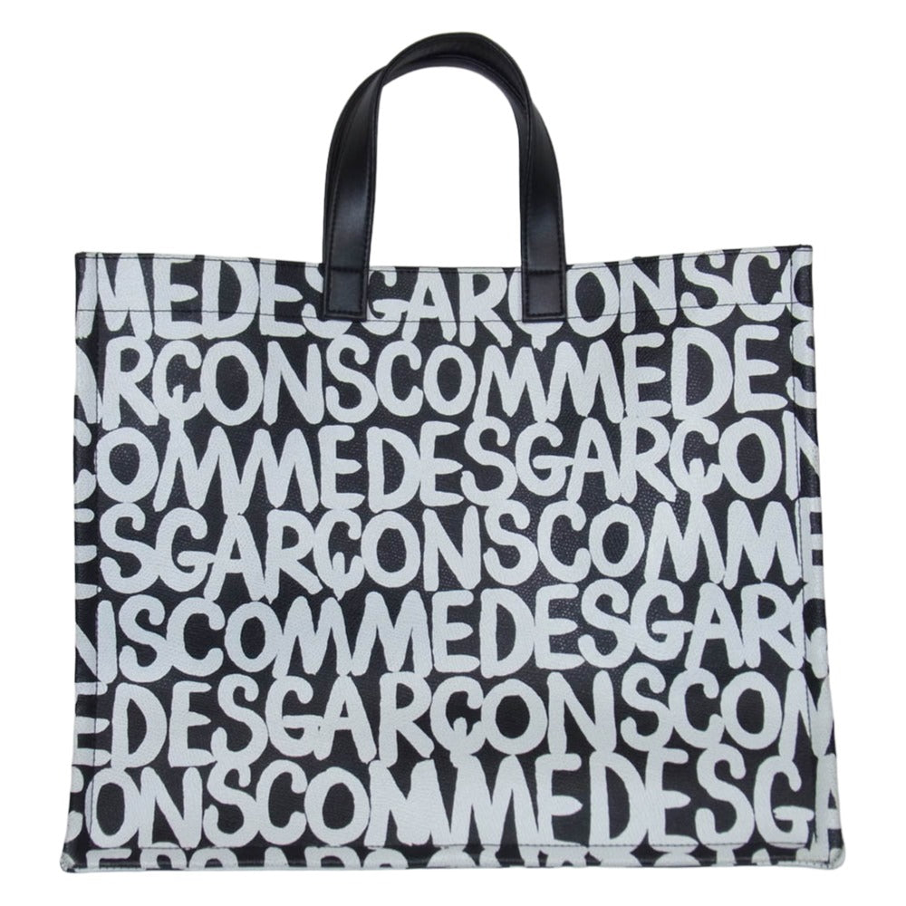 COMME des GARCONS コムデギャルソン GC-K201 Artwork by baanai アートワーク トート バッグ ブラック系【中古】