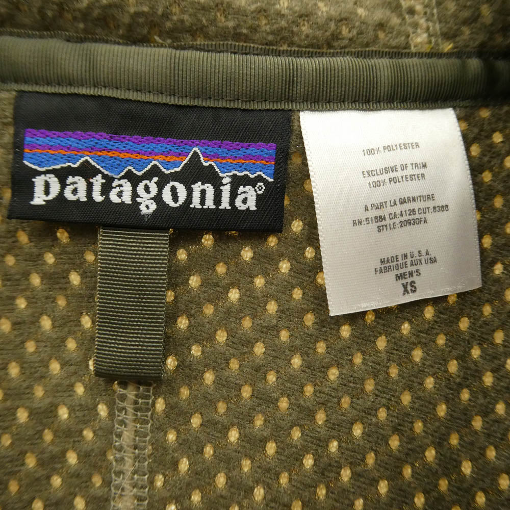 patagonia パタゴニア 20930 00s RETRO RHYTHM HOODY レトロ リズム フーディ ジップアップ ジャケット ベージュ系 XS【中古】