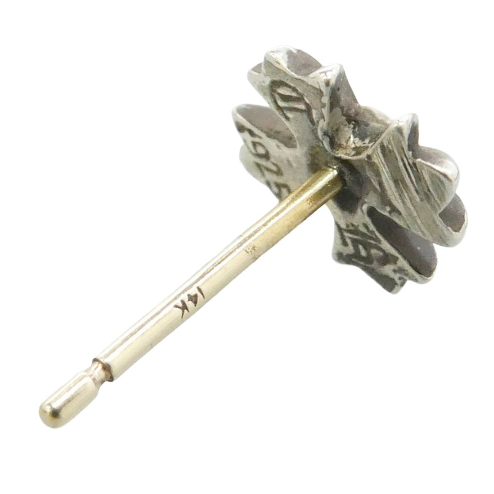 CHROME HEARTS クロムハーツ（原本無） No2 CH PLS CHプラス スタッド ピアス シルバー系【中古】