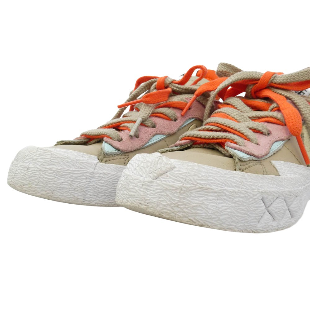 Sacai サカイ NIKE ナイキ DM7901-200 x NIKE ナイキ x KAWS カウズ Blazer Low ブレーザー ロー スニーカー マルチカラー系 23cm【中古】