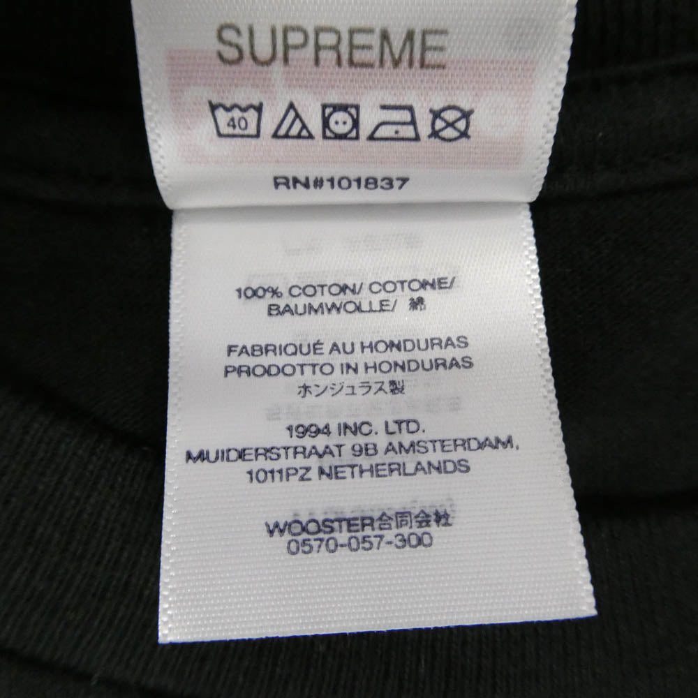 Supreme シュプリーム 26SS × Spider-Man Tee スパイダーマン グラフィック コットン 半袖 Tシャツ ブラック系 M【中古】