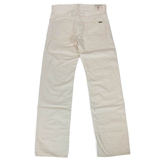 ONI DENIM 鬼デニム ONI271-ECRU 12.4oz Organic Cotton Ecru Denim Wide Straight オーガニックコットン ホワイトデニム ワイドストレート デニム パンツ W32 ホワイト系 32【極上美品】【中古】