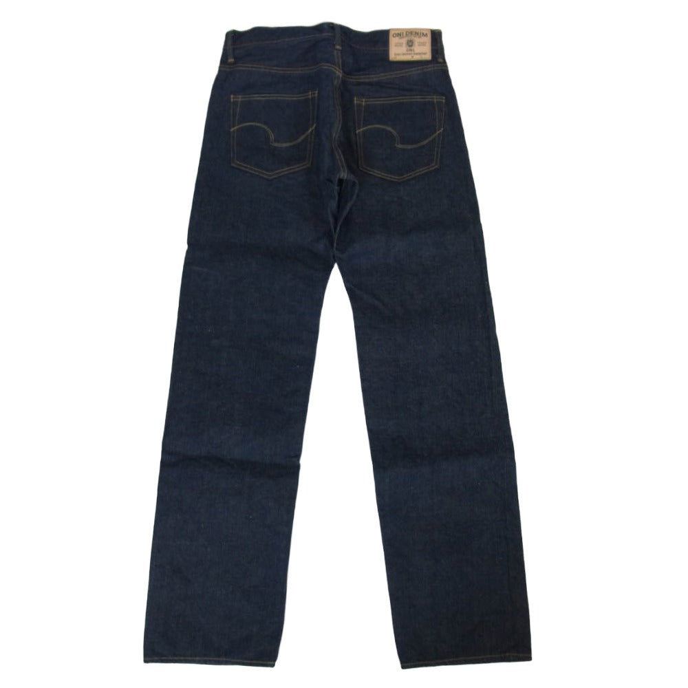 ONI DENIM 鬼デニム ONI-270 ishikawadai 15oz 石川台デニム レギュラーストレート ジーンズ デニム パンツ W33 インディゴブルー系 33【極上美品】【中古】