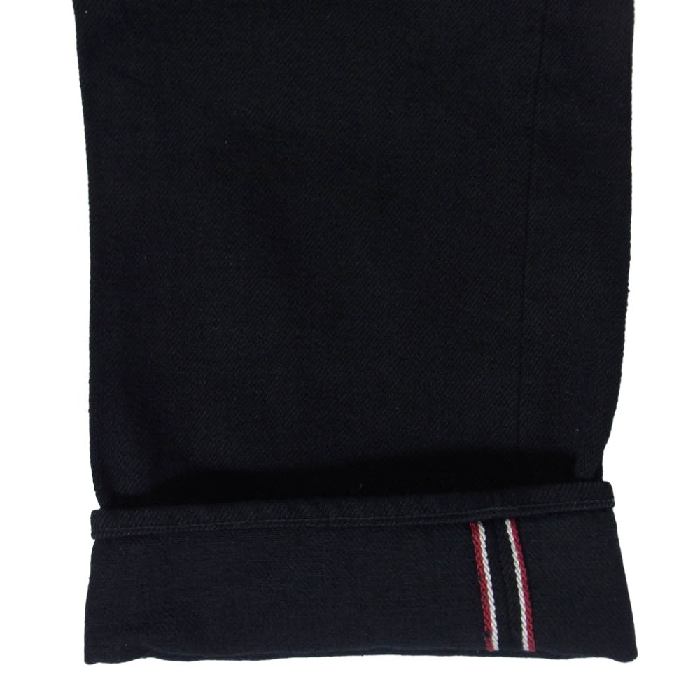ONI DENIM 鬼デニム ONI288ZR-BKBK 20oz シークレット ブラックデニム レギュラーストレート デニム パンツ W31 ブラック系 31【極上美品】【中古】