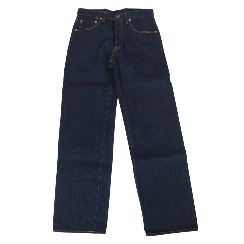 ONI DENIM 鬼デニム ONI200ZR-OLV Secret Denim weft Olive Wide Straight 20oz シークレットデニム 緯糸オリーブ ワイドストレート デニム パンツ W31 インディゴブルー系 31【極上美品】【中古】