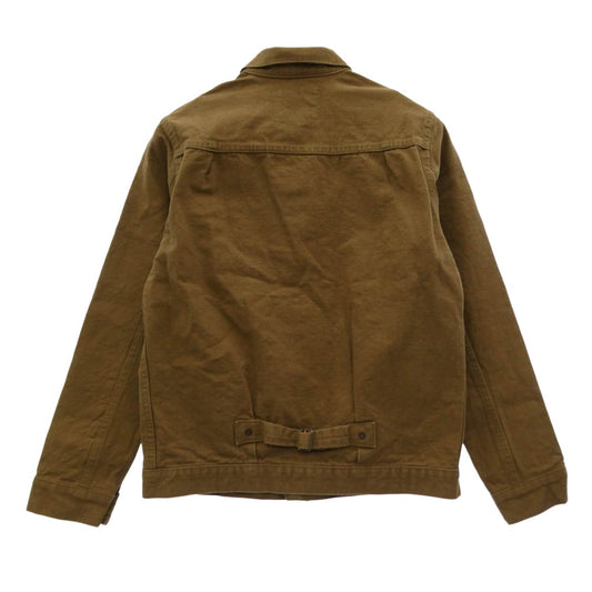 ONI DENIM 鬼デニム ONI-01507L-HOX-BRK 13oz Sulfur dye Heavy Oxford Brown Khaki Type 1 Jacket 硫化ヘビーオックス 1stタイプ ジャケット ブラウン系 40【新古品】【未使用】【中古】