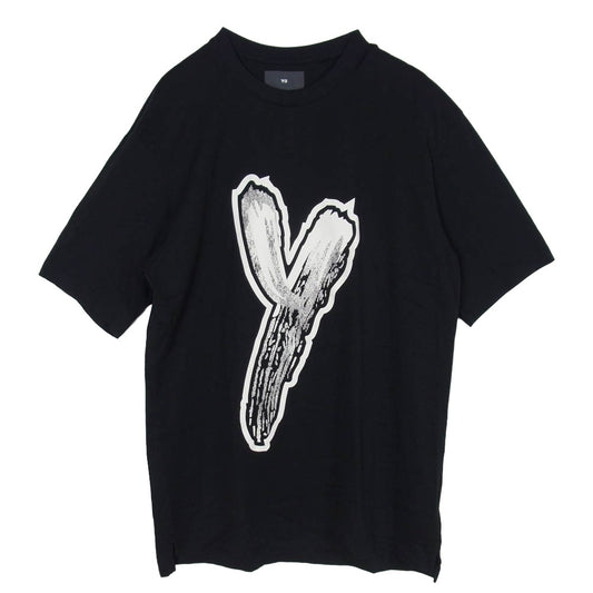 Y-3 Yohji Yamamoto ワイスリー ヨウジヤマモト 23ss HY1271 LOGO GFX TEE ロゴグラフィック Tシャツ ブラック系 XS【中古】