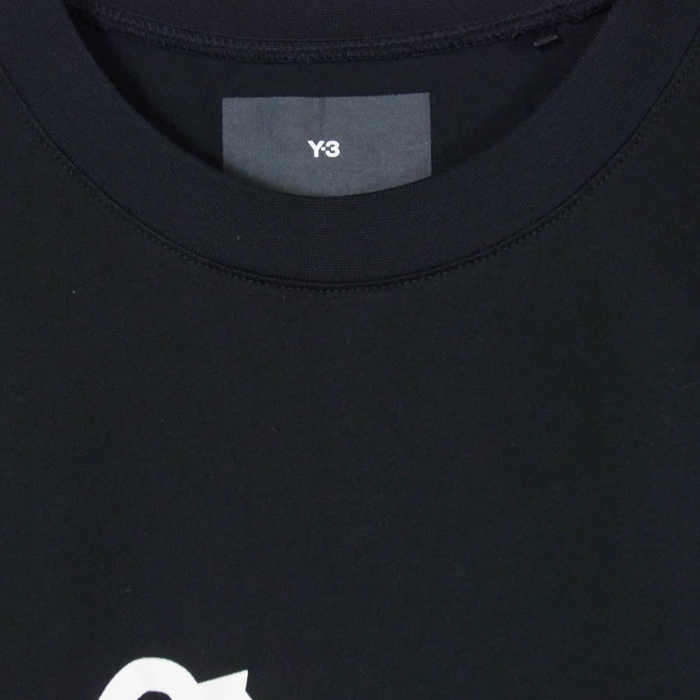 Y-3 Yohji Yamamoto ワイスリー ヨウジヤマモト 23ss HY1271 LOGO GFX TEE ロゴグラフィック Tシャツ ブラック系 XS【中古】