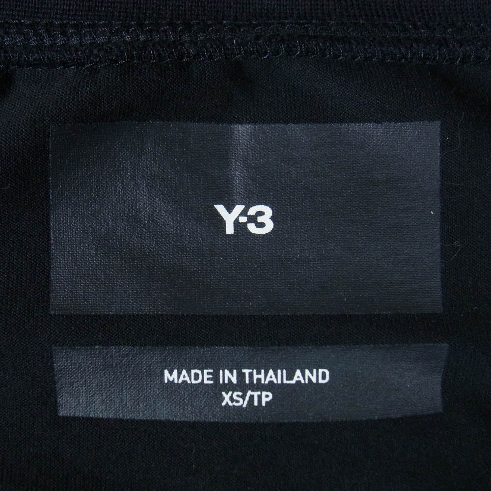 Y-3 Yohji Yamamoto ワイスリー ヨウジヤマモト 23ss HY1271 LOGO GFX TEE ロゴグラフィック Tシャツ ブラック系 XS【中古】