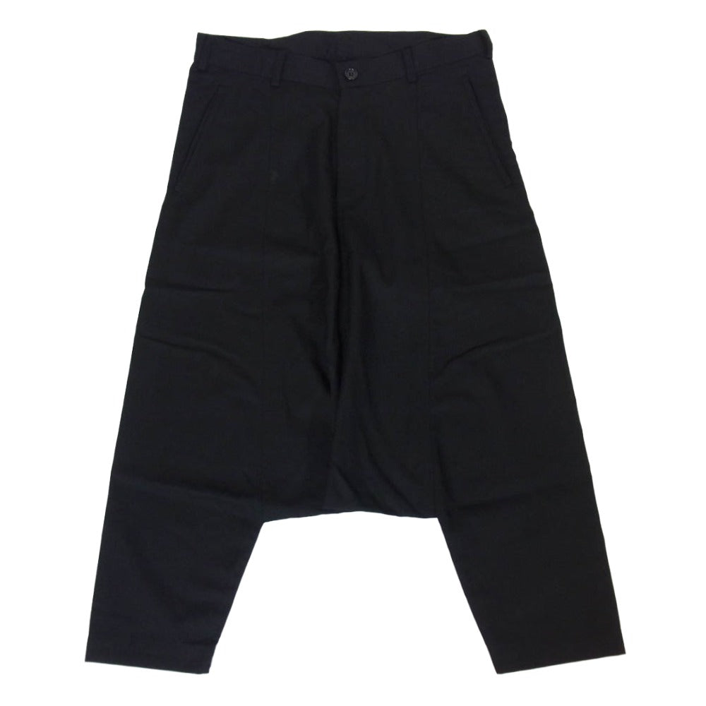 BLACK COMME des GARCONS ブラックコムデギャルソン 1C-P008 AD2015 サルエルパンツ ウール ブラック系 XS【中古】
