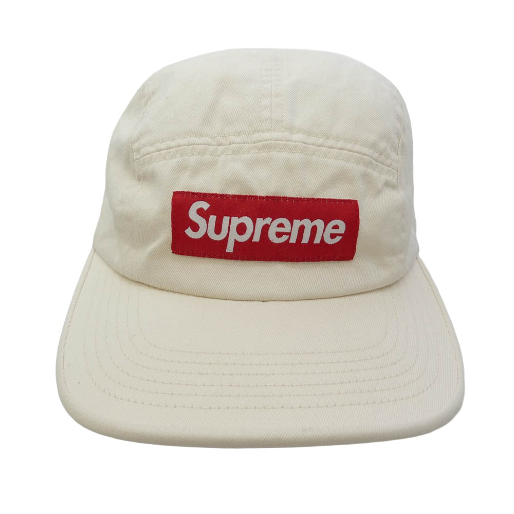 Supreme シュプリーム 24SS Washed Chino Twill Camp Cap ウォッシュド チノ ツイル キャンプ キャップ オフホワイト系【中古】