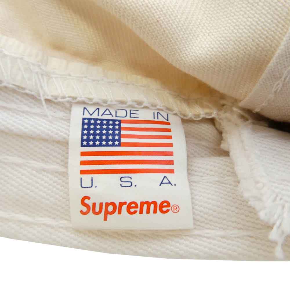 Supreme シュプリーム 24SS Washed Chino Twill Camp Cap ウォッシュド チノ ツイル キャンプ キャップ オフホワイト系【中古】