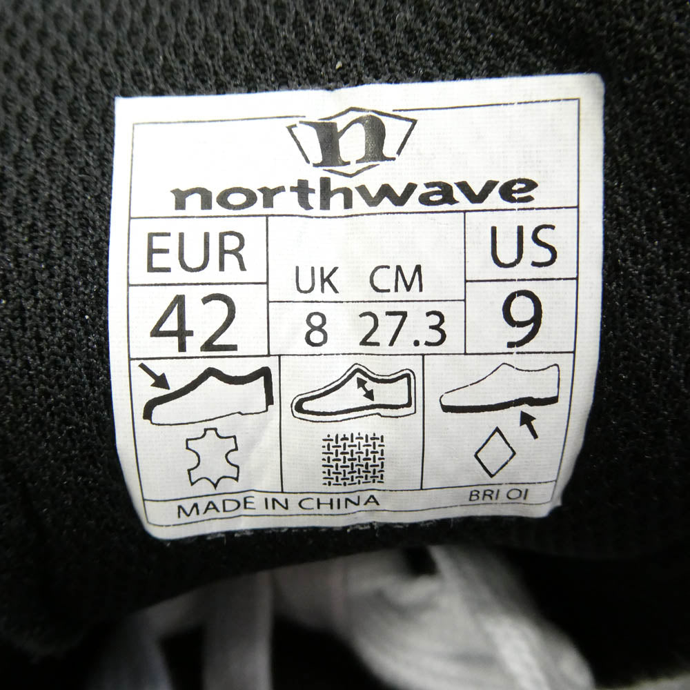 Northwave ノースウェーブ NW-001 ESPRESSO SUEDE エスプレッソ スウェード 厚底 スニーカー ブラック系 27.3cm【新古品】【未使用】【中古】