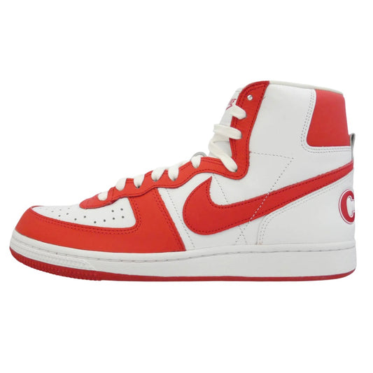COMME des GARCONS HOMME PLUS コムデギャルソンオムプリュス NIKE ナイキ FD4159-102 × Nike Terminator High Red ナイキ ターミネーター ハイ ホワイト系 レッド系 28cm【新古品】【未使用】【中古】