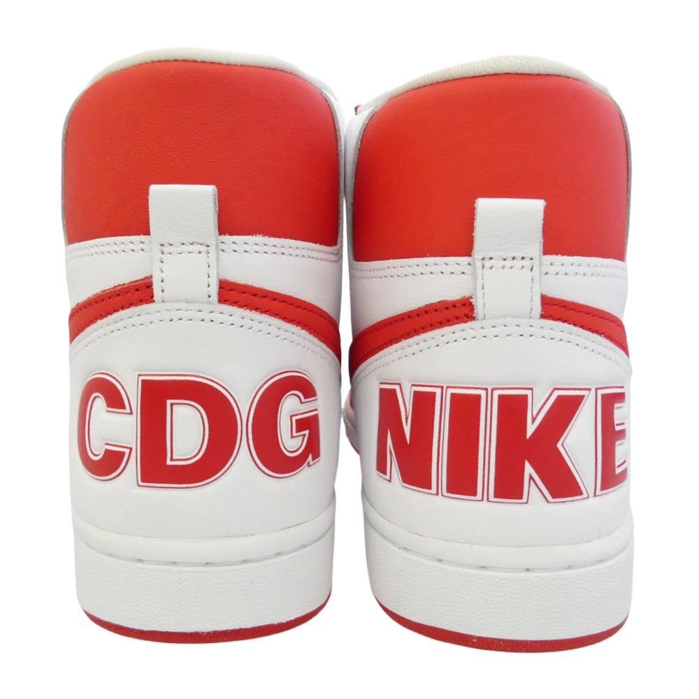 COMME des GARCONS HOMME PLUS コムデギャルソンオムプリュス NIKE ナイキ FD4159-102 × Nike Terminator High Red ナイキ ターミネーター ハイ ホワイト系 レッド系 28cm【新古品】【未使用】【中古】