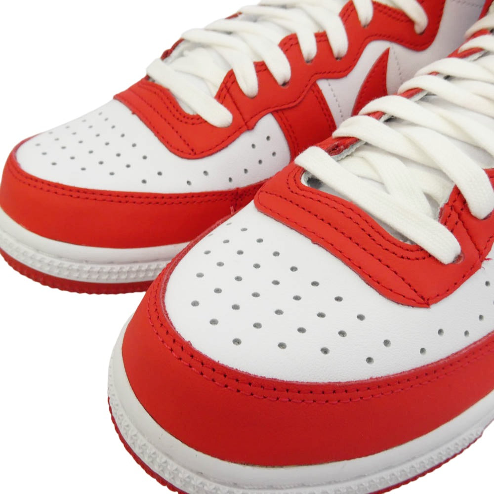 COMME des GARCONS HOMME PLUS コムデギャルソンオムプリュス NIKE ナイキ FD4159-102 × Nike Terminator High Red ナイキ ターミネーター ハイ ホワイト系 レッド系 28cm【新古品】【未使用】【中古】