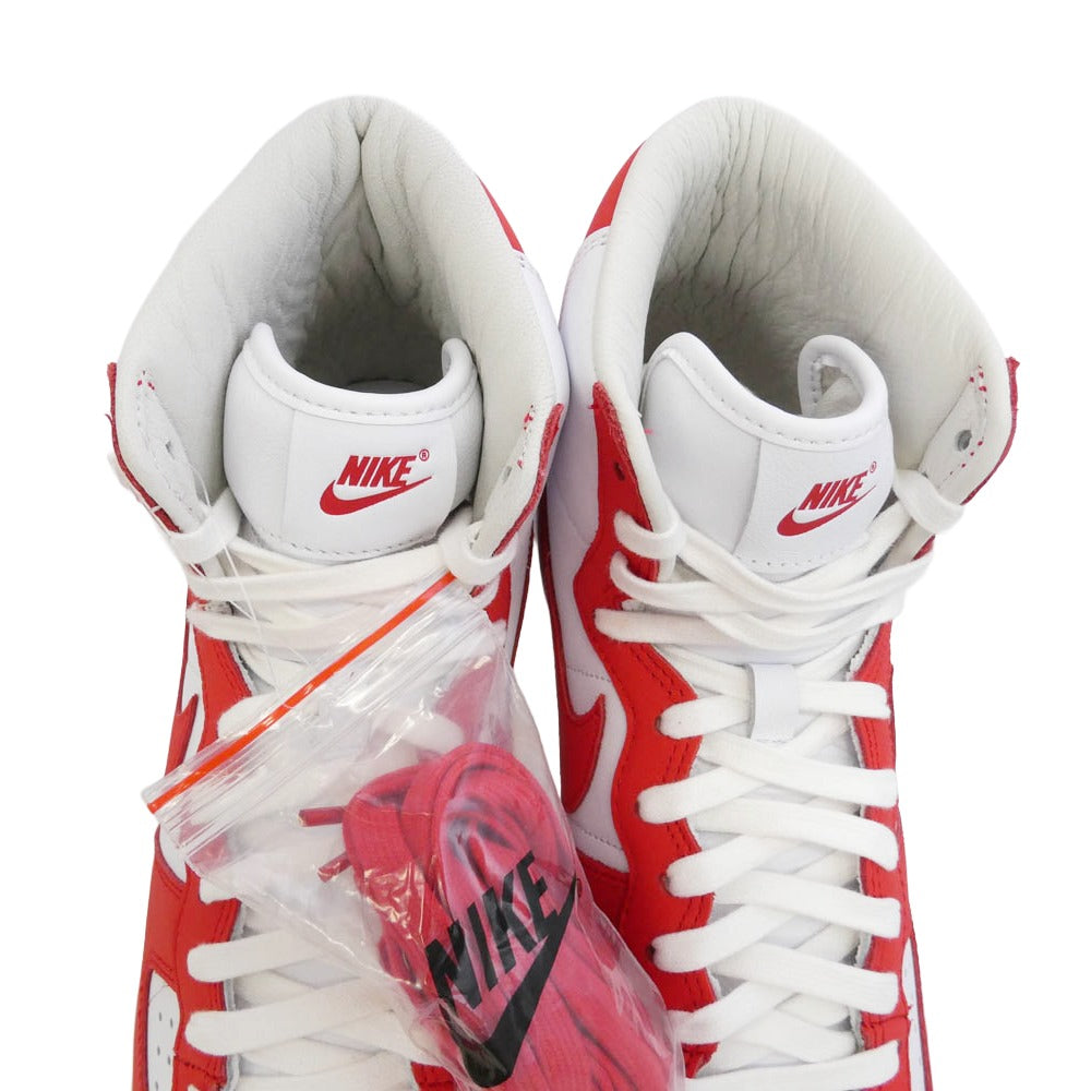 COMME des GARCONS HOMME PLUS コムデギャルソンオムプリュス NIKE ナイキ FD4159-102 × Nike Terminator High Red ナイキ ターミネーター ハイ ホワイト系 レッド系 28cm【新古品】【未使用】【中古】