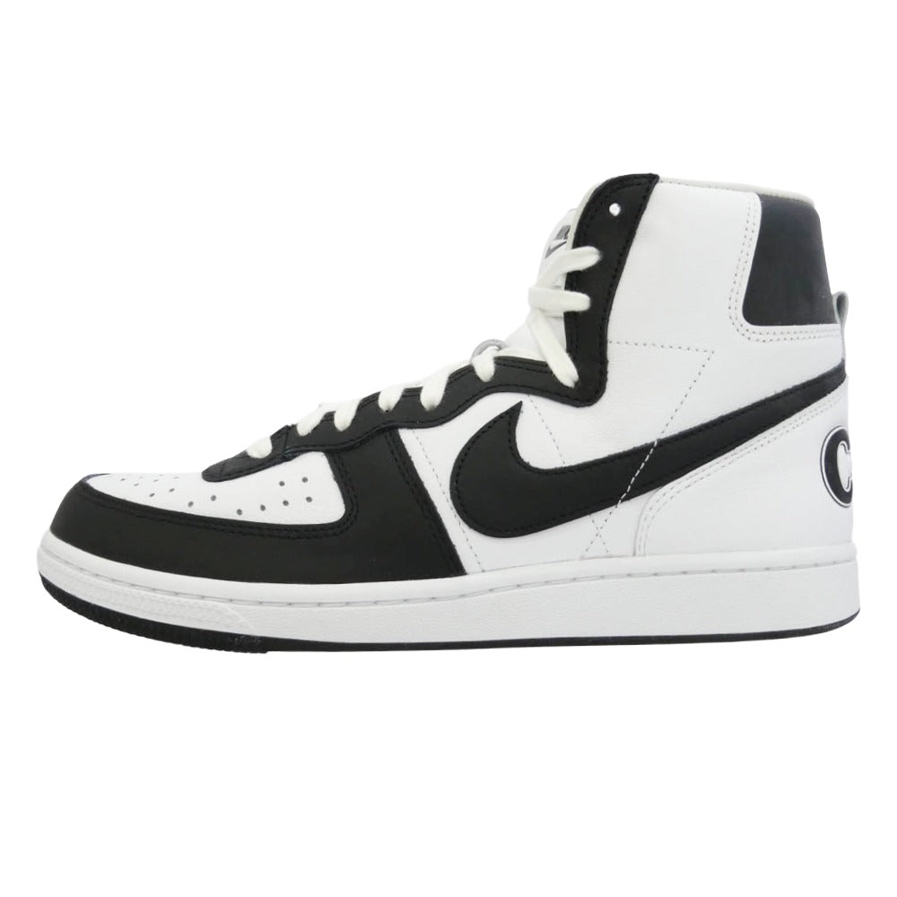 COMME des GARCONS HOMME PLUS コムデギャルソンオムプリュス NIKE ナイキ FD4159-101 × Nike Terminator High Black ナイキ ターミネーター ハイ ホワイト系 ブラック系 28cm【極上美品】【中古】