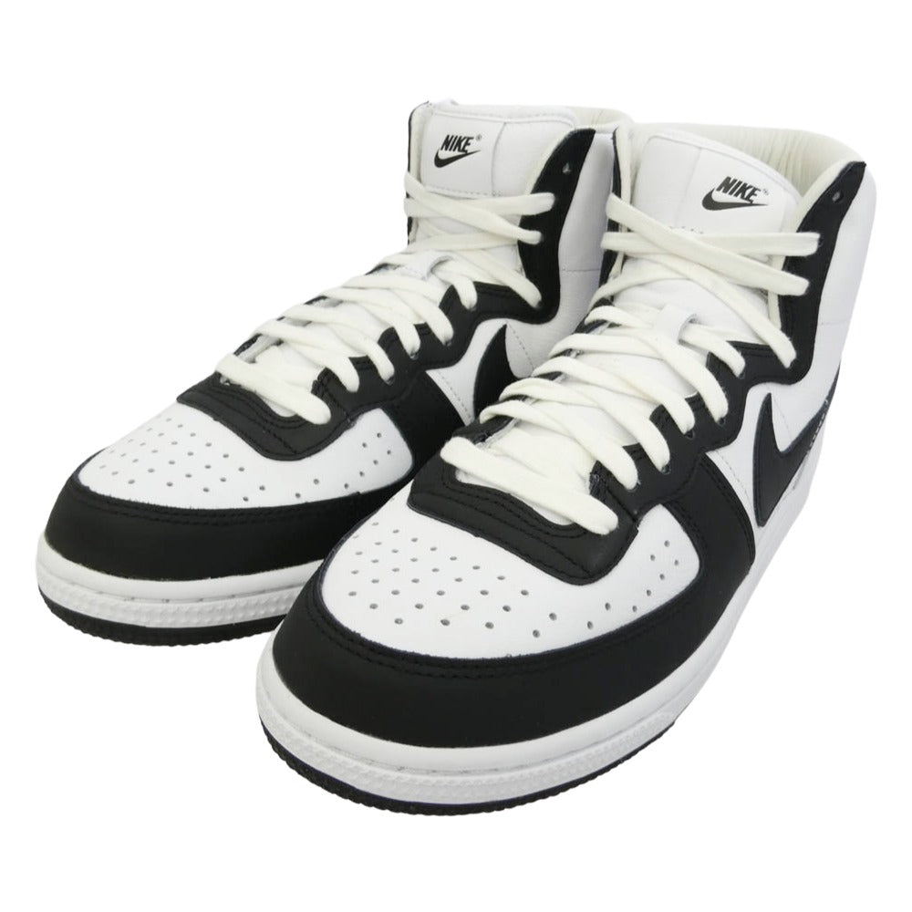 COMME des GARCONS HOMME PLUS コムデギャルソンオムプリュス NIKE ナイキ FD4159-101 × Nike Terminator High Black ナイキ ターミネーター ハイ ホワイト系 ブラック系 28cm【極上美品】【中古】