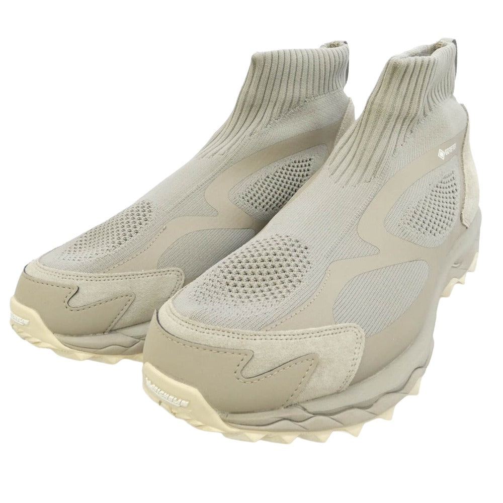 Mizuno ミズノ nonnative ノンネイティブ WAVE MUJIN TL MID GTX nonnative VINTAGE KHAKI ゴアテックス ノンネイティブ スニーカー グレー系 28cm【極上美品】【中古】