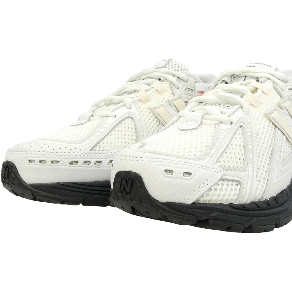 COMME des GARCONS HOMME コムデギャルソンオム NEW BALANCE ニューバランス HL-K102-001-1-4 × New Balance 1906R エステルメッシュ レザー ローカット スニーカー ホワイト系 28cm【新古品】【未使用】【中古】