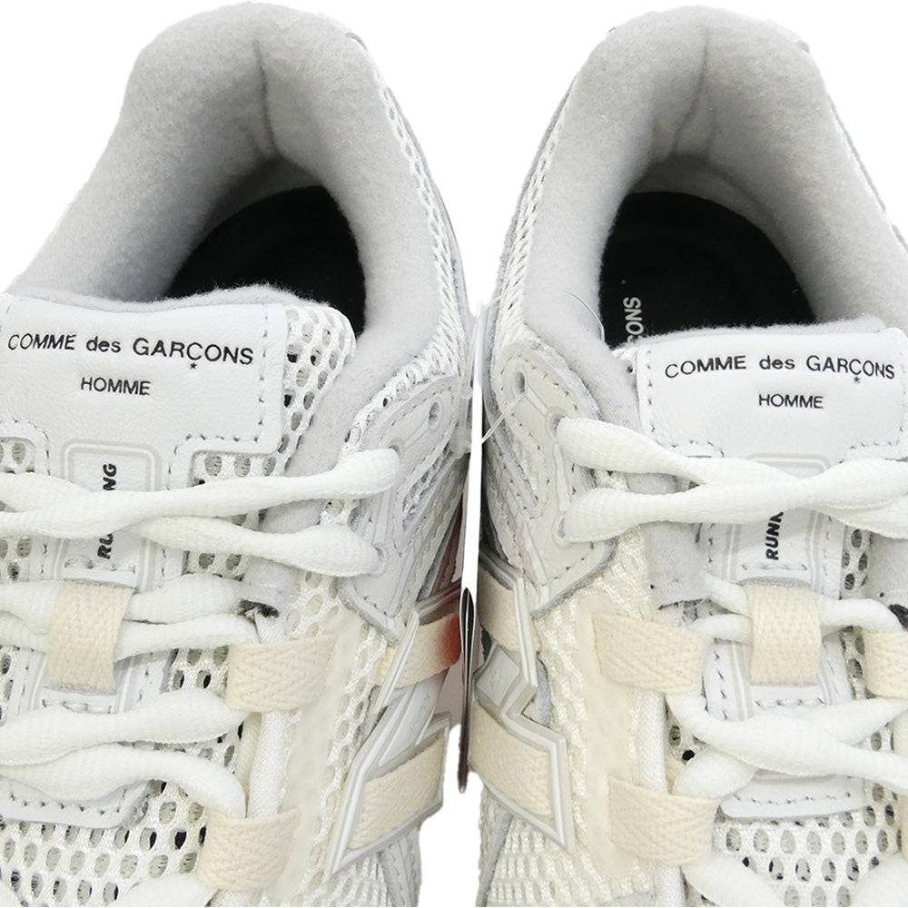 COMME des GARCONS HOMME コムデギャルソンオム NEW BALANCE ニューバランス HL-K102-001-1-4 × New Balance 1906R エステルメッシュ レザー ローカット スニーカー ホワイト系 28cm【新古品】【未使用】【中古】