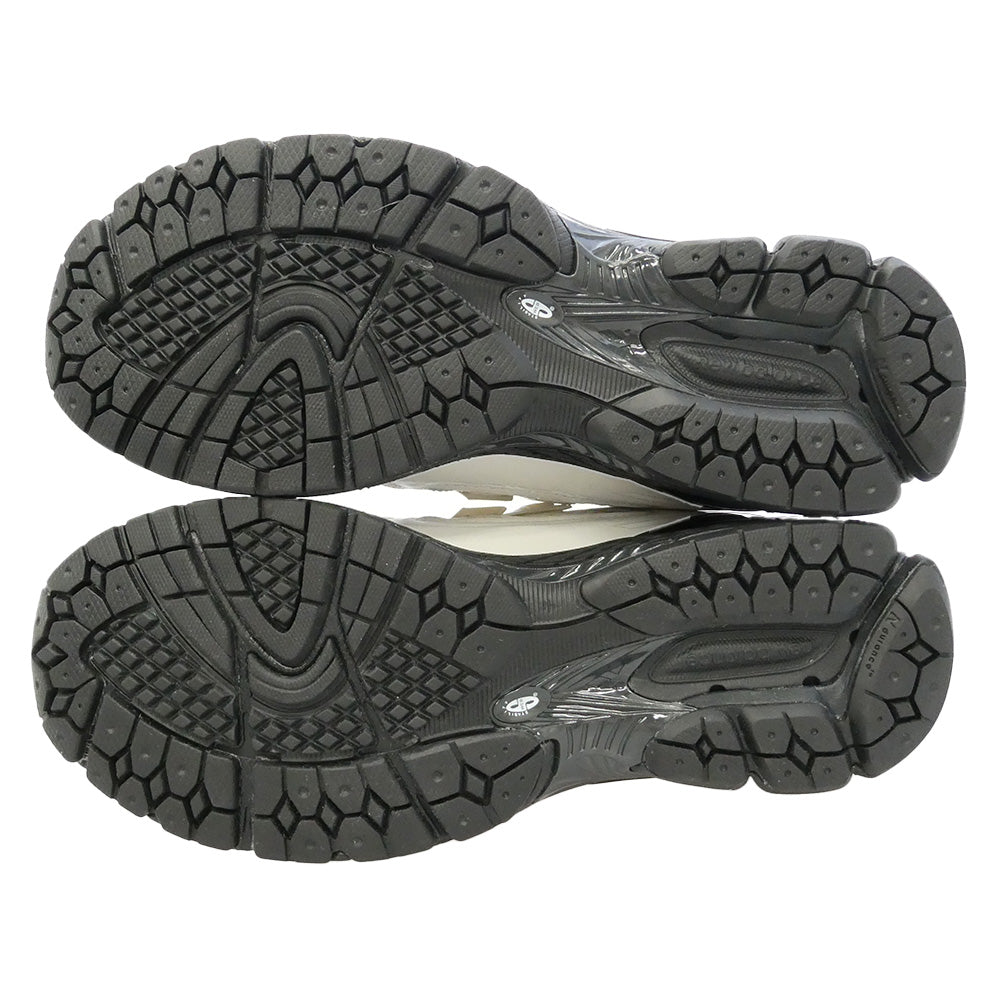 COMME des GARCONS HOMME コムデギャルソンオム NEW BALANCE ニューバランス HL-K102-001-1-4 × New Balance 1906R エステルメッシュ レザー ローカット スニーカー ホワイト系 28cm【新古品】【未使用】【中古】