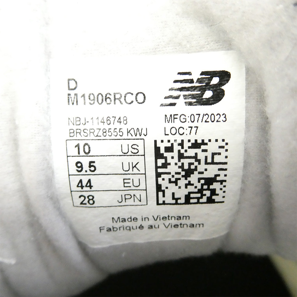 COMME des GARCONS HOMME コムデギャルソンオム NEW BALANCE ニューバランス HL-K102-001-1-4 × New Balance 1906R エステルメッシュ レザー ローカット スニーカー ホワイト系 28cm【新古品】【未使用】【中古】