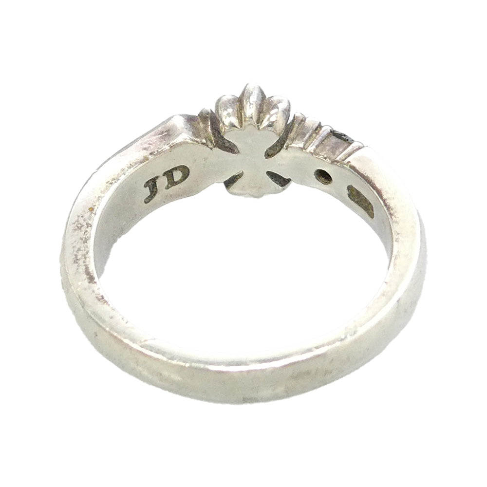 Justin Davis ジャスティンデイビス SRJ435 AMULET アミュレット クロス リング シルバー系 7号【中古】