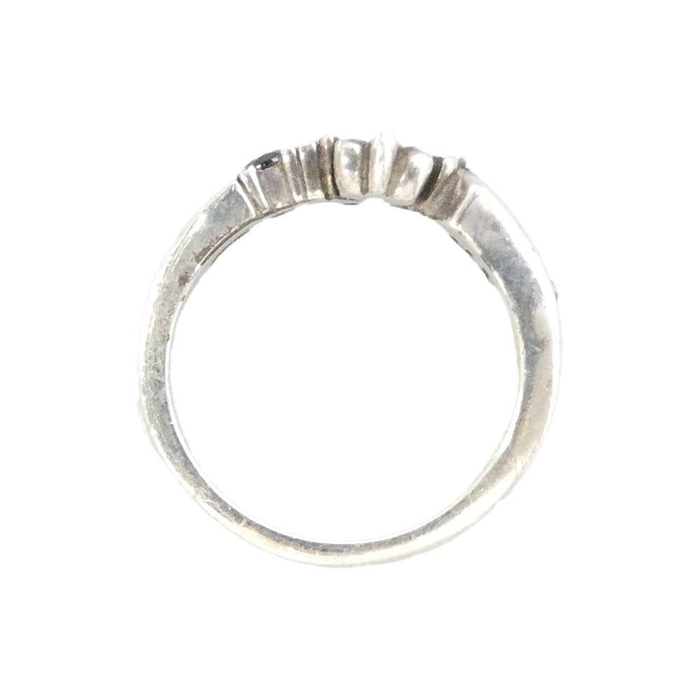 Justin Davis ジャスティンデイビス SRJ435 AMULET アミュレット クロス リング シルバー系 7号【中古】