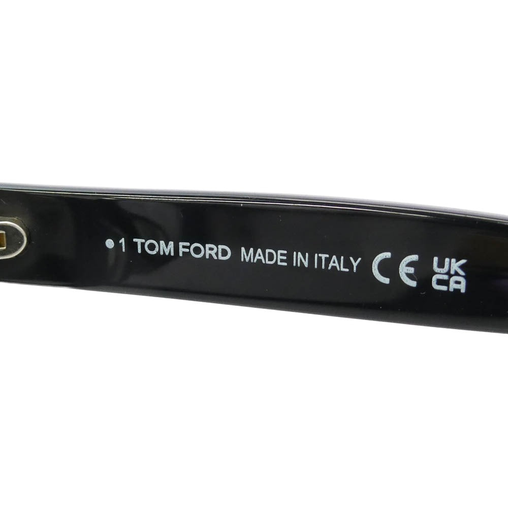 TOM FORD トムフォード TF5178-F アジアンフィット メガネ ウェリントンシェイプ アセテート 眼鏡 アイウェア フレーム：ブラック系 レンズ:クリア 51□21 145【中古】