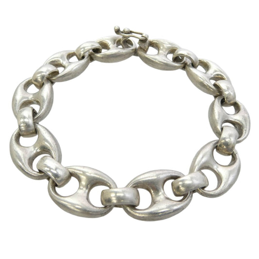 フィフス シルバー Silver Bracelet SP-Medium Taxco メキシカン アンカーリンク チェーン ブレスレット シルバー系【中古】
