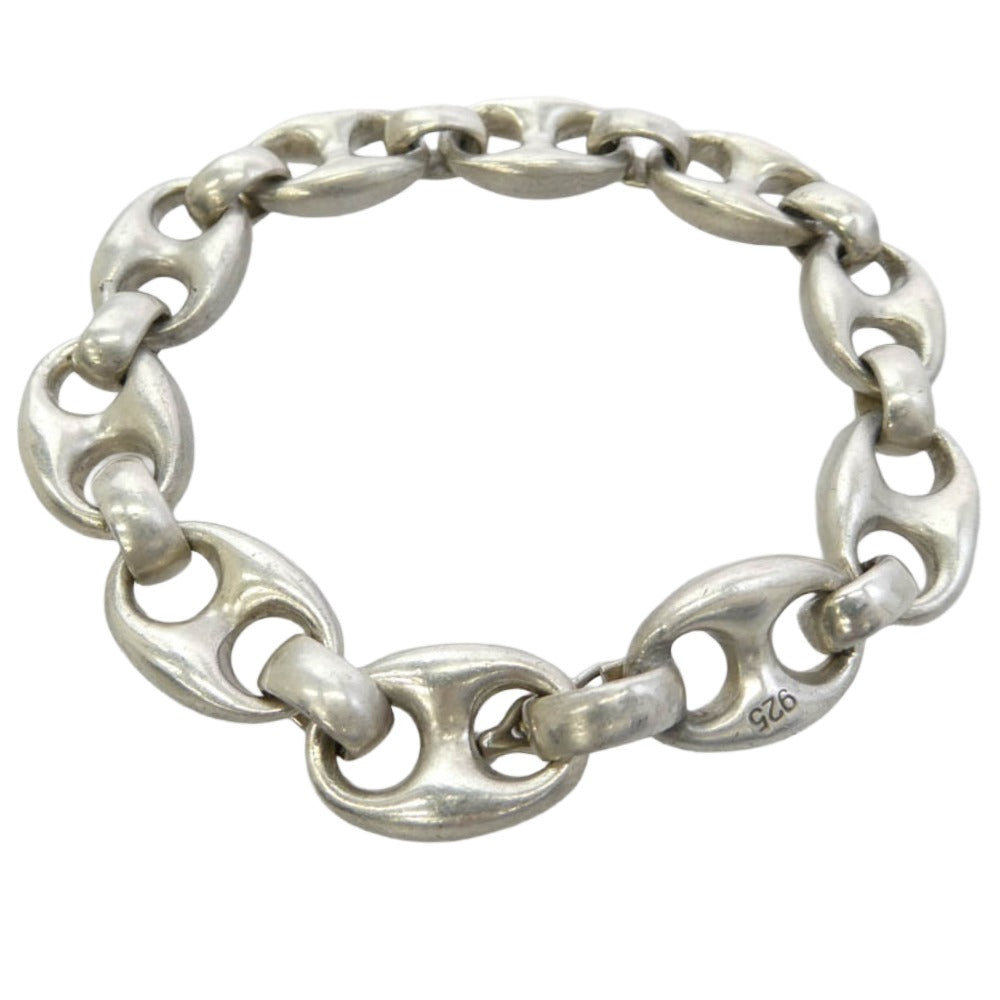 フィフス シルバー Silver Bracelet SP-Medium Taxco メキシカン アンカーリンク チェーン ブレスレット シルバー系【中古】