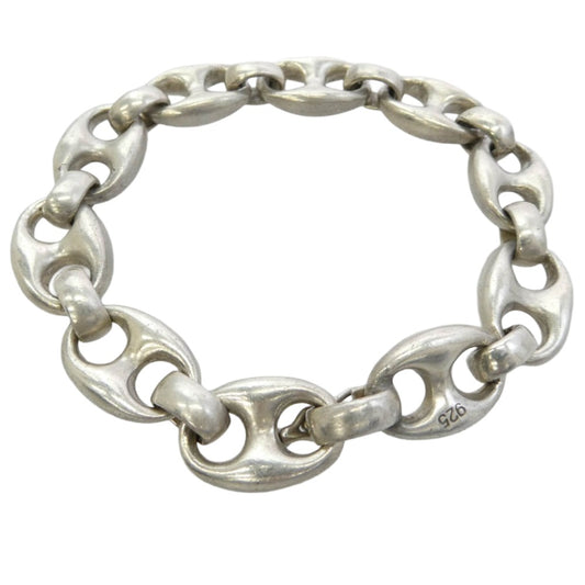 フィフス シルバー Silver Bracelet SP-Medium Taxco メキシカン アンカーリンク チェーン ブレスレット シルバー系【中古】