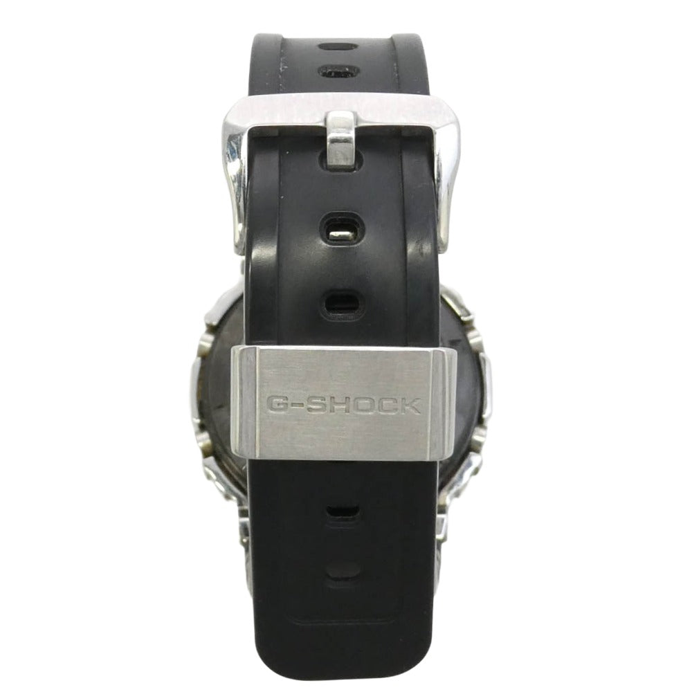CASIO G-SHOCK カシオ ジーショック GMW-B5000-1JF フルメタル ステンレス ラバーベルト ソーラー 腕時計 デジタルウォッチ ブラック系 シルバー系【中古】