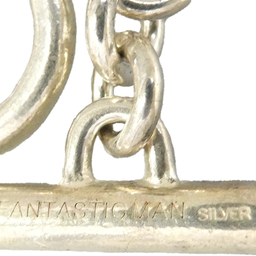 FANTASTIC MAN ファンタスティックマン オーバルリンクチェーン Tバー ブレスレット シルバー系【中古】