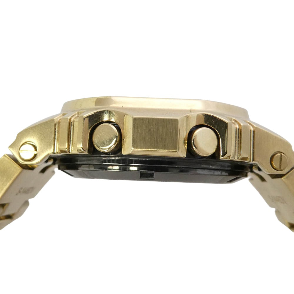 CASIO G-SHOCK カシオ ジーショック GMW-B5000GD-9JF フルメタル ステンレス ソーラー 腕時計 デジタルウォッチ ゴールド系 ブラック系【中古】