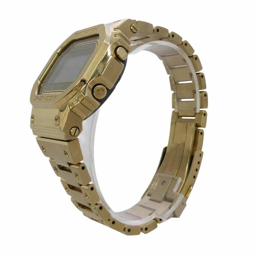 CASIO G-SHOCK カシオ ジーショック GMW-B5000GD-9JF フルメタル ステンレス ソーラー 腕時計 デジタルウォッチ ゴールド系 ブラック系【中古】