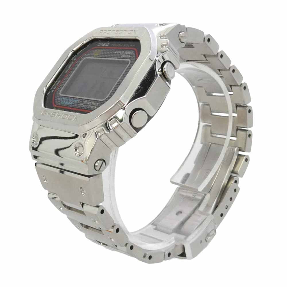 CASIO G-SHOCK カシオ ジーショック GMW-B5000D-1CJF フルメタル ステンレス ソーラー 腕時計 デジタルウォッチ シルバー系【中古】