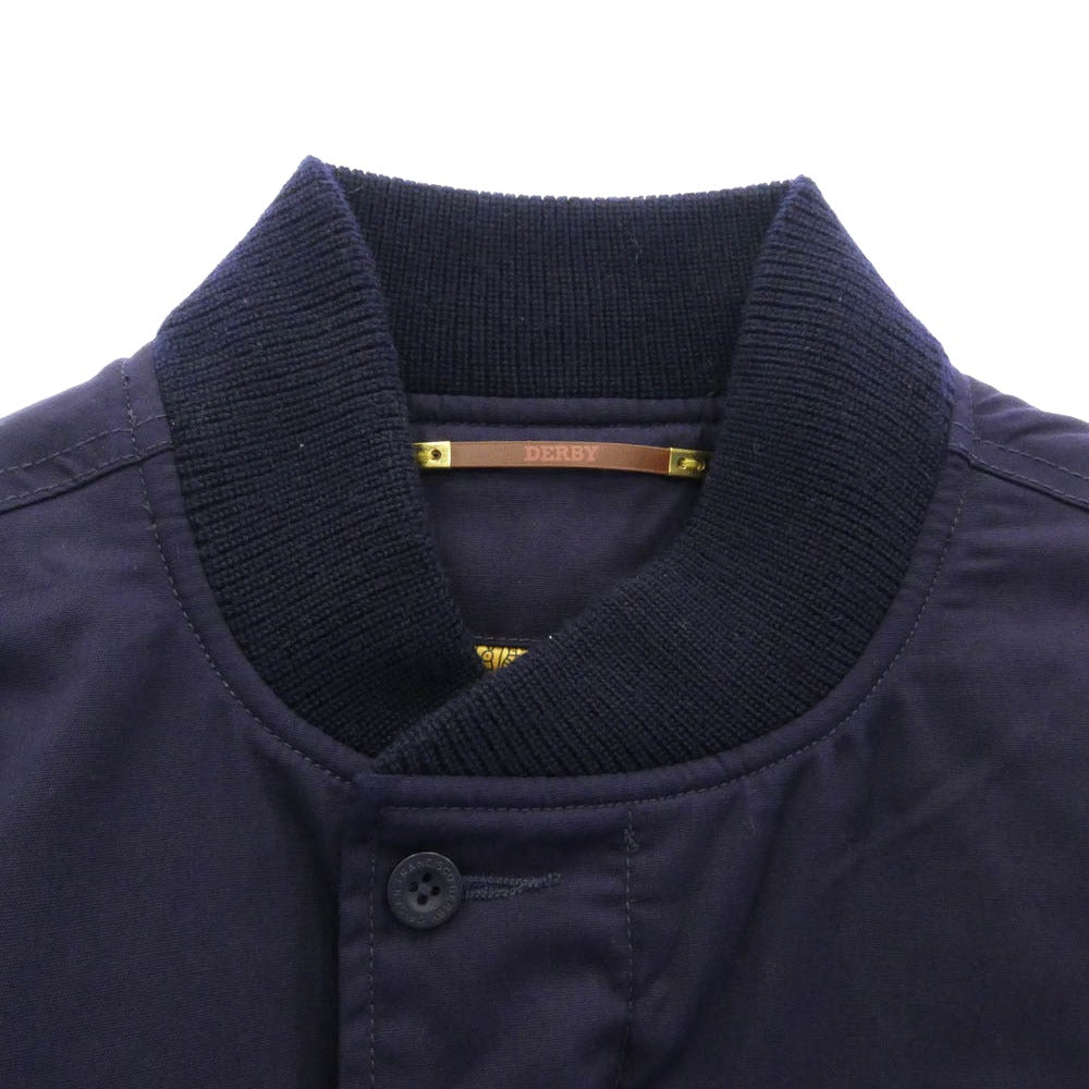ダービー オブ サンフランシスコ Derby jacket STYLE300 ダービージャケット ブルゾン パープル系 ゴールド系 M【美品】【中古】