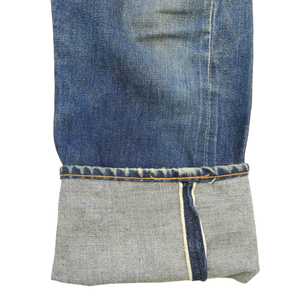 Levi's リーバイス 501 VINTAGE ヴィンテージ 60s 501 BIG E 初期 ボタン裏刻印16 Vステッチ 両面不均等V デニム パンツ インディゴブルー系 実寸W29【中古】