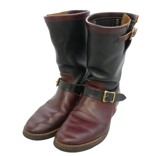 アルゴ Engineer boots keel キール エンジニア ブーツ ブラウン系 実寸サイズ参照【中古】