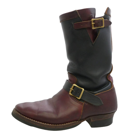 アルゴ Engineer boots keel キール エンジニア ブーツ ブラウン系 実寸サイズ参照【中古】